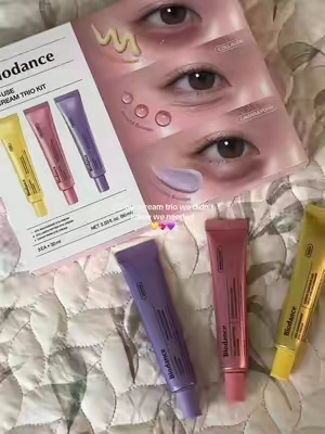 The holy trinity for your eyes 💛💖💜