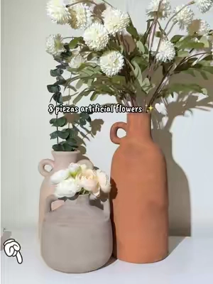 Flores artificiales 8 piezas ✨🥮🍁🥮perfectas para la decoración de otoño 🤌#flowers #artificial #decoration #homedecor #flores 