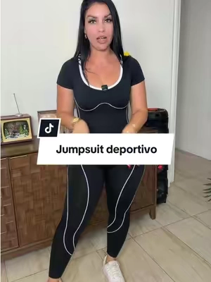 Seamless Knitted Women's Yoga Jumpsuit, Stretchy Sporty Activewear, Stretchable Activewear, Quick-Dry Fitness, All-Seasons, Hiking, Cycling, Pilates, Tight Fitting Jumpsuit, Sports Jumpsuit #Sports #Jumpsuit #tiktikshopcreatorpicks #tiktokshopsummersale #activewear 
