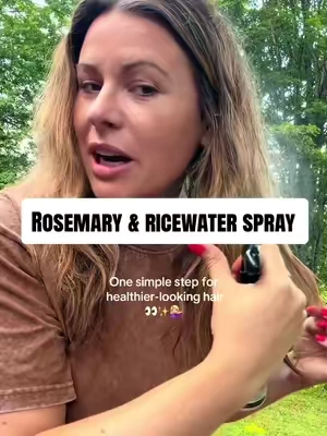 You don’t need a cabinet full of products to take better care of your hair. This Bare Anatomy rosemary + rice water spray is lightweight, easy to use, and simple enough to reach for consistently. ✨ Easy daily hair care 🌿 Rosemary + rice water 💧 No complicated routine needed A small step that fits right into your day. #rosemary #ricewater #hairgrowth #bareanatomy #thinhair 