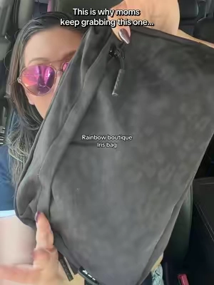 The mom bag that looks small but somehow has a place for everything. 👜✨ The hidden cup holder alone completely sold me. #MomBag #CrossbodyBag #MomFinds #OrganizedMom #TikTokShopFinds 