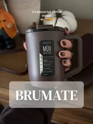 100% leakproof. 24+ hrs cold/4+ hot #coffemug #brumate @BrüMate #brumatemuv #hotcoffee #coffeecup 
