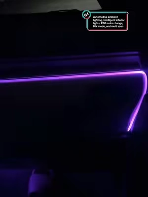 Envío gratis!!✅😍✨te encantarán!! Iluminación ambiental automotriz, luces interiores inteligentes, cambio de color RGB, modo DIY e iluminación ambiental multiescena con luces LED con cargador #ledlight #ledcarlights #ambientlight #automotive #ledcarlights 
