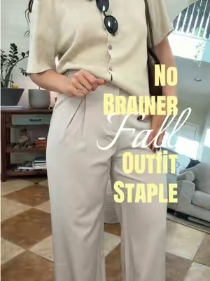 Pants for fall🍁🤎✨  #pants #pleated #falloutfits #outfitidea #oldmoneyaesthetic 