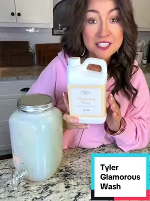 Tyler Glamorous Wash luxury scented laundry detergent. #TikTokshopbacktoschool #laundryhack #laundrydetergent #diva 