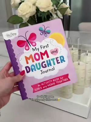 This journal will capture those little moments that turn into a core memory #girlmom #girlmomlife #motheranddaughter 