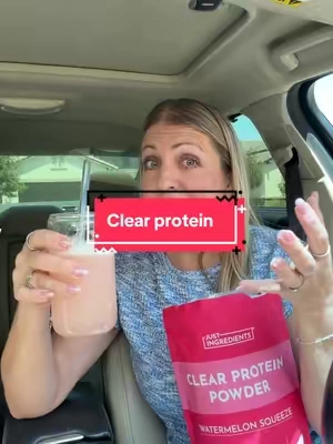 Easiest way to hit your protein goals 🙌🍉 #JustIngredients #ClearProtein #proteinhack @Just.Ingredients 