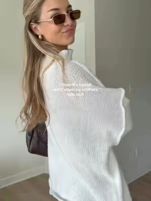 summer to fall outfit inspo 🥠🕊️☁️🌷🍂🍓 #fall #falloutfit #sweater #mockneck 