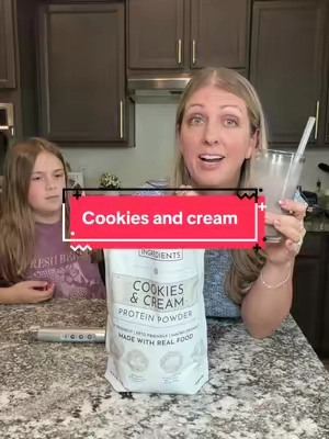 Please tell me this is a permanent flavor 🙏 #JustIngredients #ProteinPowder #CookiesAndCream #proteingoals @Just.Ingredients 