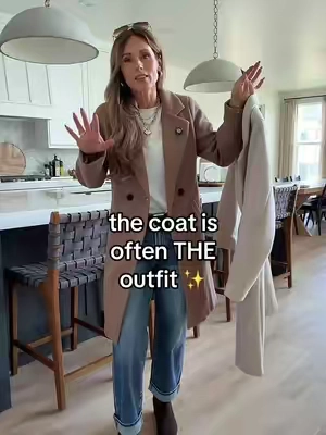 🍁Gorgeous! Fall coat in all the good neutrals! Fits true to size.  #coat #coats #outerwear #affordable #lookforless 