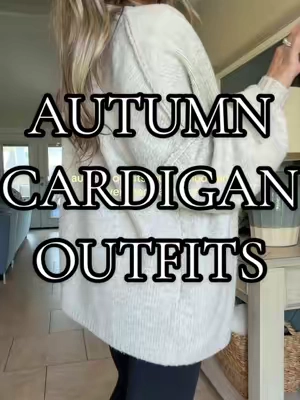 cozy season is in the air 🍂 #autumnoutfits #oversizedcardigan #cardigans #fallcardigan  