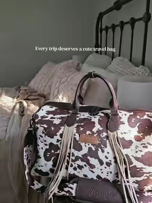 The cutest way to pack for your next getaway 🐮 #Wrangler #WesternStyle #WesternFashion #TravelBag #TikTokShop 