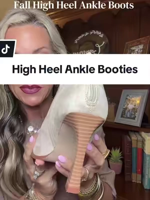 3.4 inch Heel Height ✨@Coutgo  so boujee and lux🤩👠 go with true size #TikTokshopbacktoschool #tiktokshopsummersale #dealsforyoudays #fallboots #ankleboots