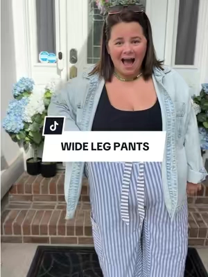 Midsize girls…these are IT 😍🙌 #widelegpants #fashion #midsizefashion #comfyoutfit 
