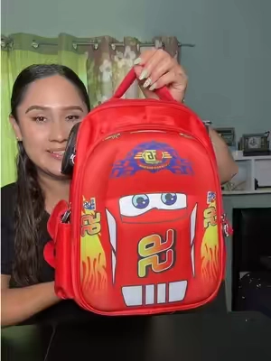 Lighting McQueen back pack #tiktokshopcreatorpicks 