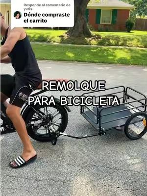 Respuesta a @yuris Este remolque para bicicleta es perfecto para compras, camping, herramientas o salidas en familia. Su estructura resistente soporta hasta 160 lb de carga, tiene ruedas de 16” y además es plegable para guardarlo fácilmente. 🙌 @VEVOR Store  #VEVOR #BikeAccessories #BikeTrailer #RemolqueBicicleta #TikTokshopbacktoschool 