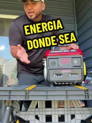 Energia donde sea #powersmart #powersmartchallenge #dealsforyoudays #powergenerator #1200watts 