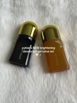 better value as a duo too 🤍 cyklar vanilla verve sacred santal mandelic acid deodorant gel duo sensitive underarm tiktok shop #tiktokshopcreatorpicks #TikTokshopbacktoschool #BackToSchool #underarmcare #cyklar cyklar best mandelic acid natural deodorant gel smooth underarms vanilla santal scent mature skin maehni