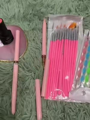 Got my daughter these fine art brushes that she have been begging me for 