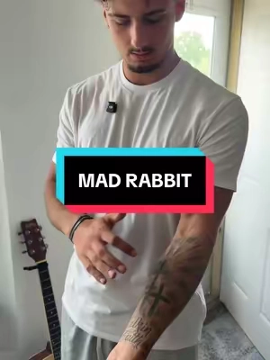 Had to put him on #tattoo #madrabbit #tattoocare 