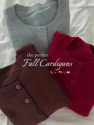 so affordable & chic! 🧸🍂🧦 #cardigans #fallfashion #outfitinspo #chic #backtoschool chic girly neutral fall outfit inspo ideas cardigans 