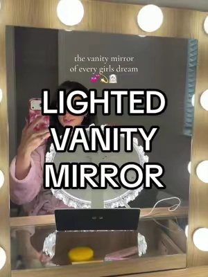 obsessed might be an understatement 🥹 #mirror #makeup #grwm #lightedmirror #vanity 