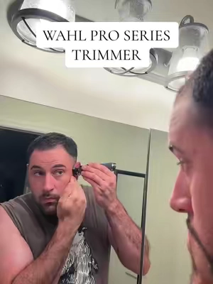 Wahl is on TikTok Shop so I had to upgrade my man 😂 the new Pro Series is NICEEE #wahl #wahlproseries #beardtrimmer #giftideasforhim #hairtrimmer