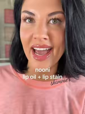 nooni | shimmer ✨  #newdropsforyou #shimmerlipoil #noonilipoil #BeautyTok #glitterlip @NOONI 