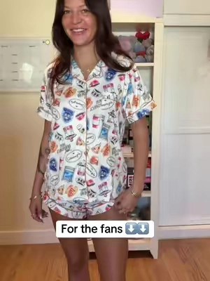 So cutie #backtoschool #pajamaset #collegelife 