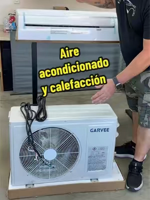 Garvee 9K/11.5K/12K/17K/18K/23K BTU Mini Split AC/Heating System - 19 SEER2 Ultra Efficient Heat Pump,115/ 208/230V Wall Mounted Air Conditioner, Cools & Heats Up to 450/750/1250 Sq.Ft, Includes Installation Kit#minisplit #airconditioner #homeimprovement #smarthome #tiktokshopcreatorpicks 