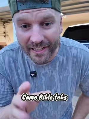 These tabs make it super easy to find the books in the Bible! #bible #jesus #camo #booksofthebible #realtree 