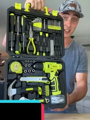 The SEESE 126-Piece Tool Kit has the essentials you need for everyday repairs and DIY projects all in one convenient set. From sockets, wrenches, and screwdrivers to pliers and even a drill, this kit is built to help you tackle jobs around the house, garage, or workshop. 🔧 #SEESE #ToolKit #TiktokMadeMeBuyIt #HomeEssentials #HomeImprovement