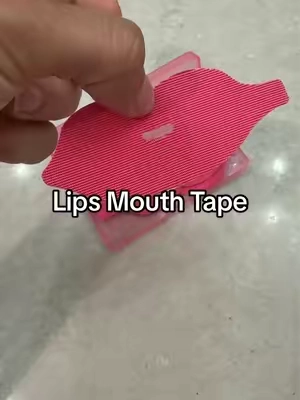 so many benefits to mouth taping but make it cuteeee with this lip shaped mouth tape! 💋 @GuruNanda LLC  #mouthtape #nighttape #gurunanda #mouthtapesleeping #mouthtapebenefits