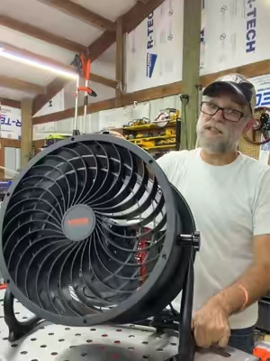 VEVOR Floor Fan, 3 Speeds High Velocity Heavy Duty 14 Inch Industrial Fan, 2520 CFM 360° Adjustable Tilt 23.62 ft/sec Airflow Large Metal Fan, for Home, Gym, Office, Garage, Commercial Shop & Bedroom.  #fan #floorfan #coolingfan #TikTokshopbacktoschool #tiktokshopcreatorpicks @VEVOR Store @VEVOR Automotive Store 