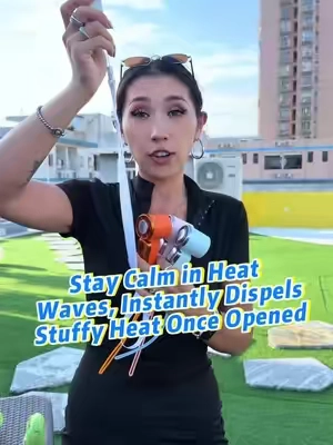 Stop suffering in the heat—this handheld fan is a game changer!#MAGICJOHN #fyp #tiktokshop #screenprotector #TikTokshopbacktoschool 