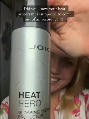 Heat protectant but NOT what you’re used to! @Joico Hair Care #joico #backtoschool #hairproducts #heatprotectant 