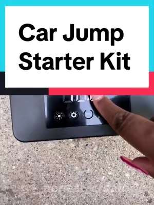 Replying to @Sashai J Ladies never leave home without this car jump starter kit #dealsforyoudays #tiktokshopmemorialday #PortableCarJumpStarter #CarJumper #JumperCables   