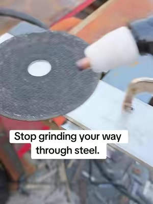 A plasma cutter is the ultimate metal cutting upgrade.  #welding #plasmacutter #metalcutting #welditshut #bluecollar 