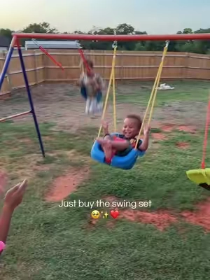 Buying a swing set for my kids was the best purchase ever 🥹✨❤️ Vevor swing set - kids swing set - swing set for kids #TikTokshopcreatorpicks 