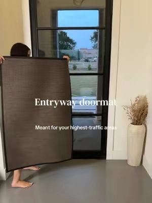If dirt makes it past your front door, your rug isn’t doing its job #rug #doormat #nonslip #textured #wovenrug