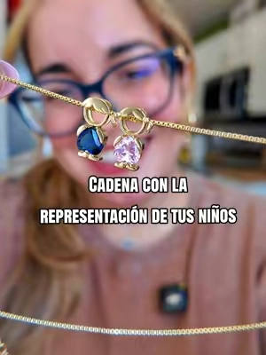 La cadena más bella para una mami 🩷✨️💙 @Alicia Sonrisas Jewelry-USA #affordablejewelry #momnecklace 