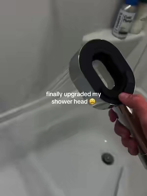 a million times better #showerhead #filteredshowerhead #bathroomupgrade 