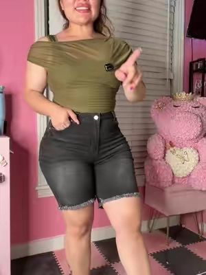 #Tiktokshopsummersale #sohochic #denimshorts #shorts #highwaistedshorts 