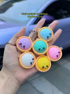 Who could resist these adorable little things~ 😊💕#squishy #fidgettoys #dumplings #squishydumplings #dumpling