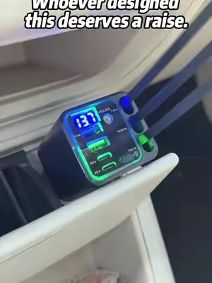 This 7-in-1 fast car charger by TIISIFANG just upgraded my whole ride 🔥—no more fighting over ports, everything charges at once and FAST. Phone, tablet, everything… handled. If you’re on the go like me, you NEED one of these in your car. Trust me, it’s a game changer. 🚗⚡#7in1carcharger #carcharger #caraccessories #cartok #caressentials