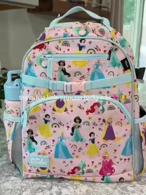 The cutest little princess backpacks! 🎀👑 They’re SO cute and actually so durable. We’re obsessed. ✨ #PrincessAesthetic #PrincessEra #GirlMom #BackToSchool #SimpleModern
