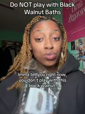 It works, so be careful. #blackwalnuthull #uncrossing #blackwalnut #hoodoo #blackwalnutbath 