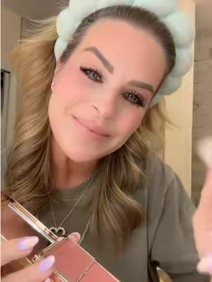 The last blush brush and brush you will ever need to buy!! the cream, blush, and dry blush is so long lasting. You will use so little of it and it holds such a beautiful color.  Patrick Ta know makeup!!! #blush #blushhack #blushtrend #makeupover40 #makeupover50 @Patrick Ta Beauty 