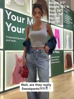 Casual Mode Sweatpants That Feel Like Hugs! Lounge or go out—they’ve got you! 🌟#tiktokmademebuyit#fashiontiktok#ootdinspo#OOTD