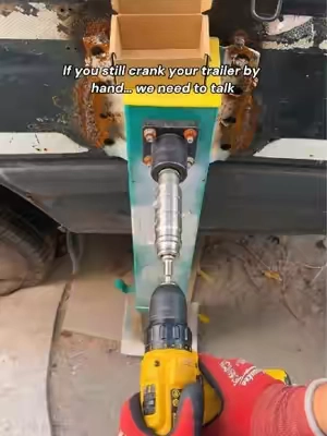 Stop wasting time hand cranking your trailer jack. This drill adapter makes trailer leveling faster and easier by adding drill power to your manual jack setup. Perfect for RV owners, campers, and trailer maintenance.trailer jack adapter, drill jack adapter, RV leveling tool, camper accessories, trailer tools#DealsForYouDays #SummerVibes #RVLife #CampingGear #DIYTools
